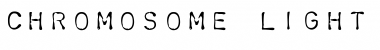 Download Chromosome Light Font Title Preview