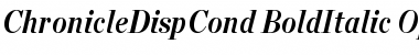 Download Chronicle Disp Cond Bold Italic Font Title Preview