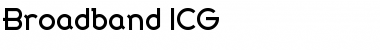 Download Broadband ICG Regular Font Title Preview