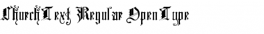 Download ChurchText Regular Font Title Preview