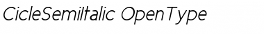 Download Cicle Semi Italic Font Title Preview