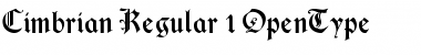 Download Cimbrian Regular Font Title Preview