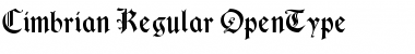 Download Cimbrian Regular Font Title Preview