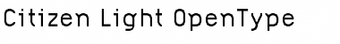 Download Citizen-Light Light Font Title Preview