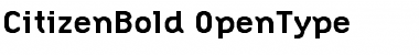 Download CitizenBold Regular Font Title Preview