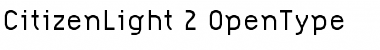 Download CitizenLight Regular Font Title Preview