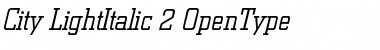 Download Berthold City Light Italic Font Title Preview