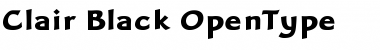 Download Clair Black Font Title Preview