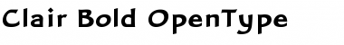 Download Clair Bold Font Title Preview