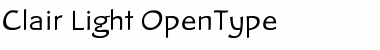 Download Clair Light Font Title Preview