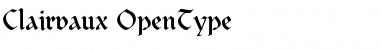 Download Clairvaux Roman Font Title Preview