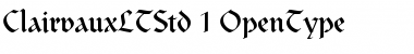 Download Clairvaux LT Std Roman Font Title Preview