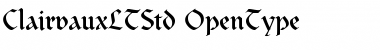 Download Clairvaux LT Std Roman Font Title Preview