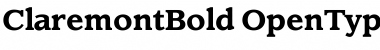 Download ClaremontBold Regular Font Title Preview