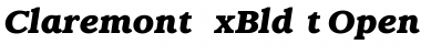 Download ClaremontExBldIt Regular Font Title Preview