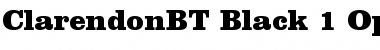 Download Clarendon Black Font Title Preview