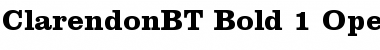 Download Clarendon Bold Font Title Preview