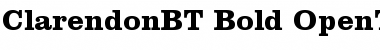 Download Clarendon Bold Font Title Preview