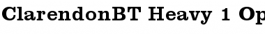 Download Clarendon Heavy Font Title Preview