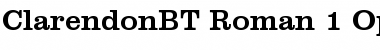 Download Clarendon Regular Font Title Preview
