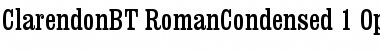 Download Clarendon Condensed Font Title Preview
