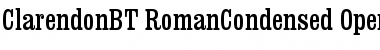 Download Clarendon Condensed Font Title Preview