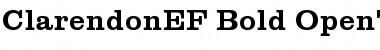 Download ClarendonEF Bold Font Title Preview