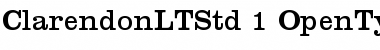 Download Clarendon LT Std Roman Font Title Preview