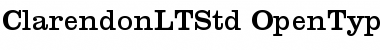 Download Clarendon LT Std Roman Font Title Preview