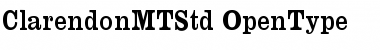Download Clarendon MT Std Regular Font Title Preview