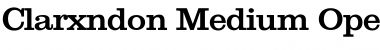 Download Clarxndon Medium Font Title Preview
