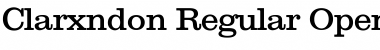 Download Clarendon Regular Font Title Preview