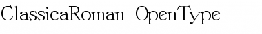 Download ClassicaRoman Regular Font Title Preview