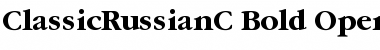 Download ClassicRussianC Bold Font Title Preview