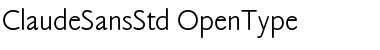 Download Claude Sans Std Regular Font Title Preview