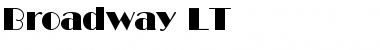 Download Broadway LT Regular Font Title Preview