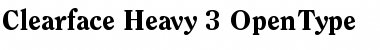 Download ITC Clearface Heavy Font Title Preview