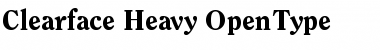 Download ITC Clearface Heavy Font Title Preview