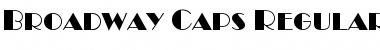 Download Broadway-Caps Regular Font Title Preview