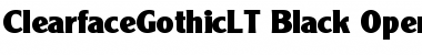 Download Clearface Gothic LT 95 Black Font Title Preview