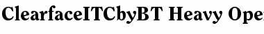 Download ITC Clearface Heavy Font Title Preview