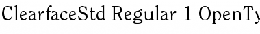 Download ITC Clearface Std Regular Font Title Preview