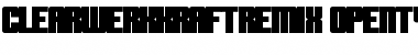 Download Clearwerkkraftremix Regular Font Title Preview