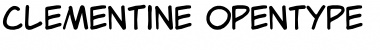 Download Clementine Regular Font Title Preview