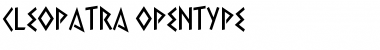 Download Cleopatra Regular Font Title Preview