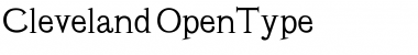 Download Cleveland Regular Font Title Preview