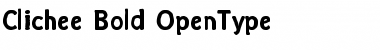 Download Clichee Bold Font Title Preview