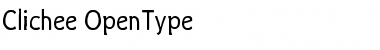 Download Clichee Regular Font Title Preview