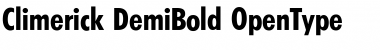 Download Climerick DemiBold Font Title Preview