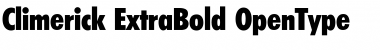 Download Climerick ExtraBold Font Title Preview